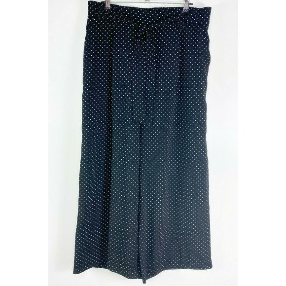 Carolina Belle Pants - Carolina Belle Paper Bag Wide Leg Polka Dot Pant